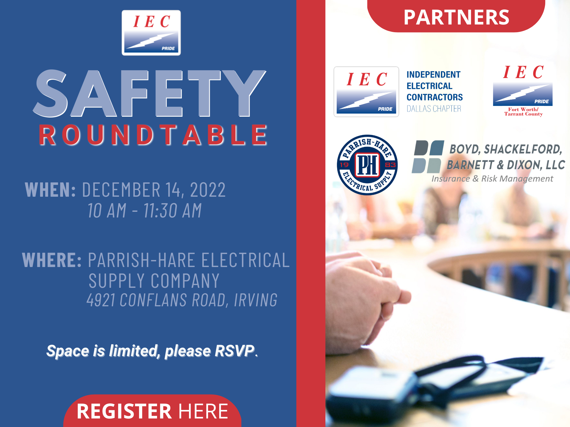 IEC Safety Roundtable 12/14/22