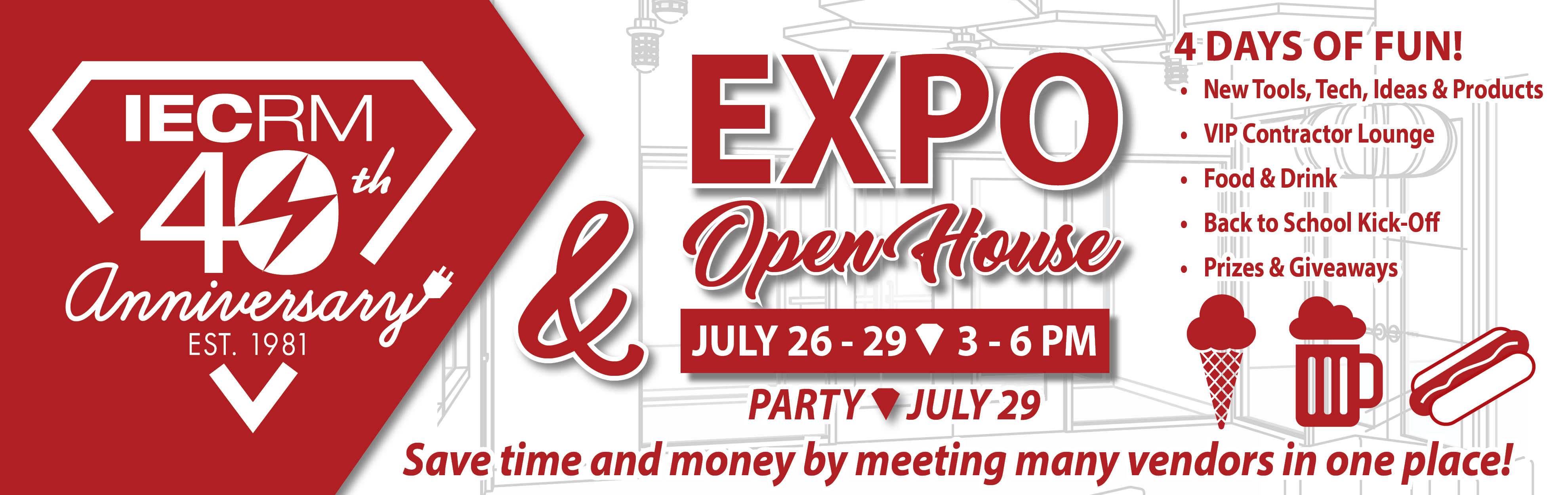 40th Anniversary Party, Expo & Open House 